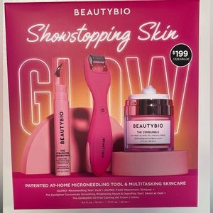 BeautyBio limited edition Barbie pink GloPRO set